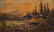 19/20th Century School Oil on Canvas "Mountain
