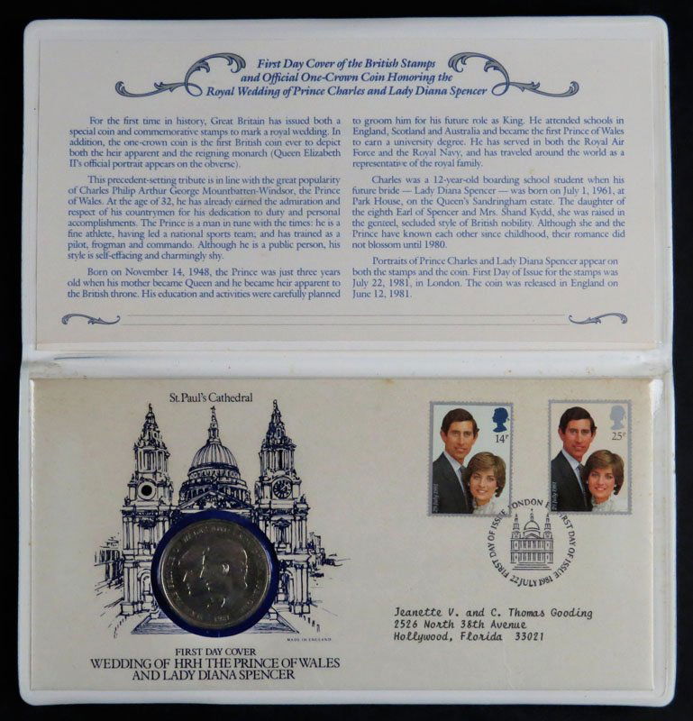 First Day Cover of the British Stamps and Official (1 of 1)