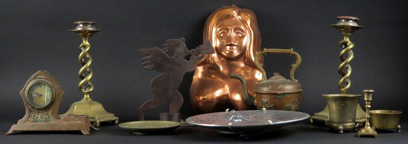 Miscellaneous Metal Items Box Lot. Includes Brass (1 of 1)