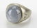 Vintage 14 Karat White Gold, Star Sapphire and Diamond