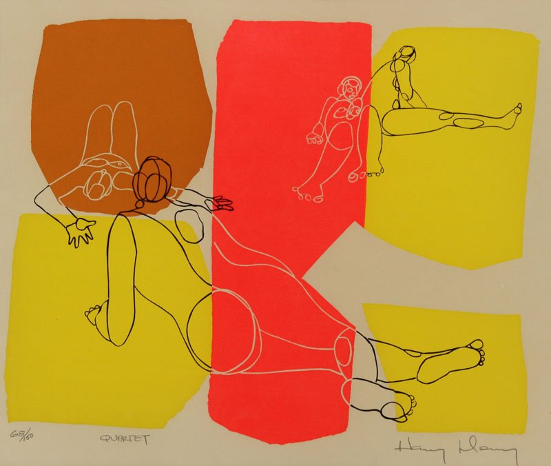 Signed Limited Edition Lithograph "Quartet" Signed Lowe (1 of 1)