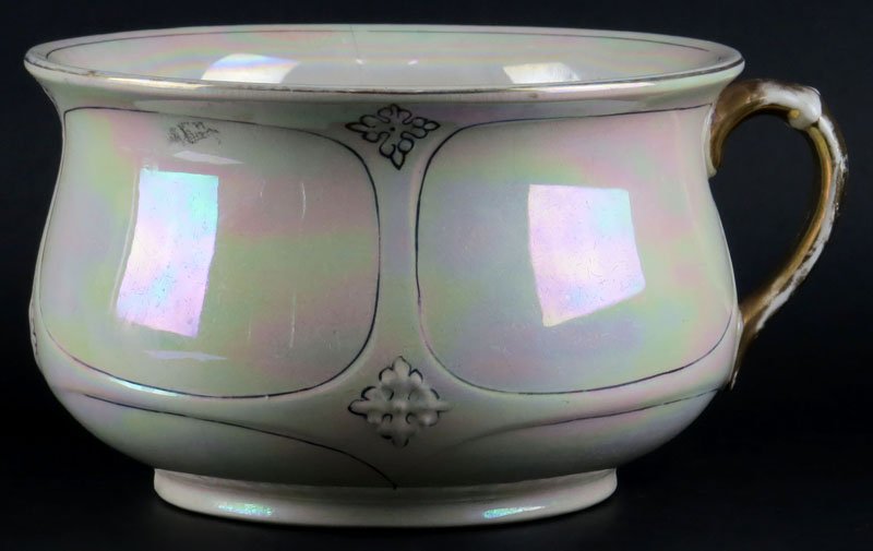 Devon Ware England Porcelain Lustreware Commode Chamber (1 of 1)