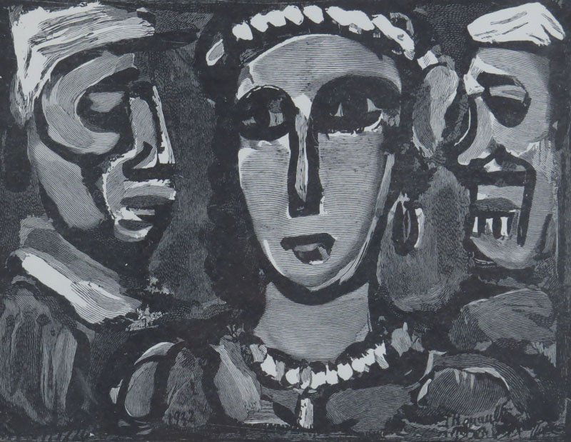 Georges Rouault French (1871-1958) Wood Engraving "Les (1 of 1)