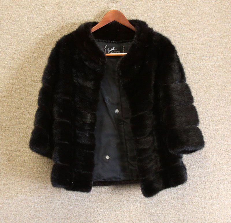 Basil Exquisite Furs Jacket. Silk Lined. Size Small. (1 of 2)