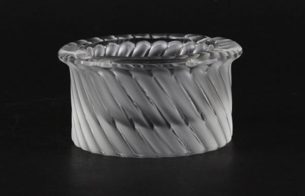 Lalique Art Deco Crystal Cigar Ash Tray. Signed. Good (1 of 1)