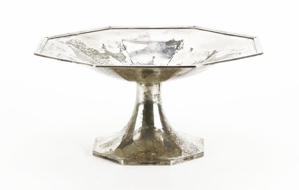 Alvin Sterling Silver Octagon Rimmed Compote Stamped (1 of 1)