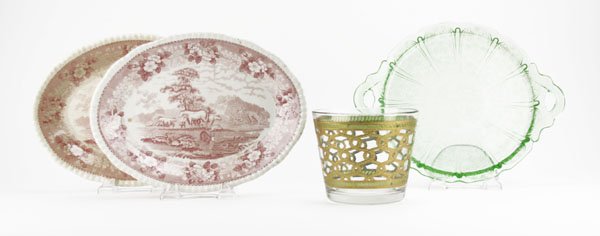 Box Lot of Miscellaneous Porcelain and Glass Pcs. (1 of 1)