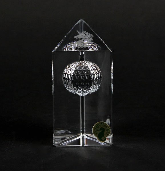 Waterford Crystal "The Time Square" Collection: Waterford Crystal "The Time Square" Collection Paperweight. Original Box and Booklets Included. Good Condition. Measures 4-1/2 Inches Tall. Shipping $25.00