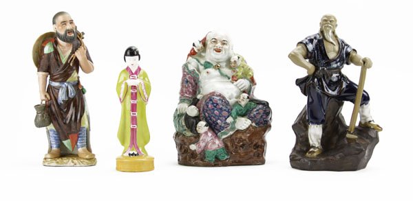 Box Lot of Miscellaneous Oriental Figures. (1 of 1)