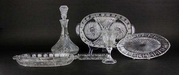 Box Lot of Miscellaneous Glass Pcs. Includes Decanter, (1 of 1)