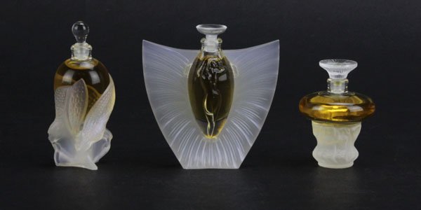 Lalique Crystal Les Flacons Miniature Perfume Bottles (1 of 1)