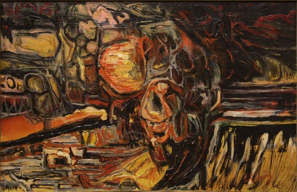 After: Willem de Kooning, Netherlands (1904-1997): After: Willem de Kooning, Netherlands (1904-1997) Fine Oil on Canvas Abstact Expressionism Painting Signed De Kooning Lower Right. Willem De Kooning is one of the Recognized Masters of Abstract Expres