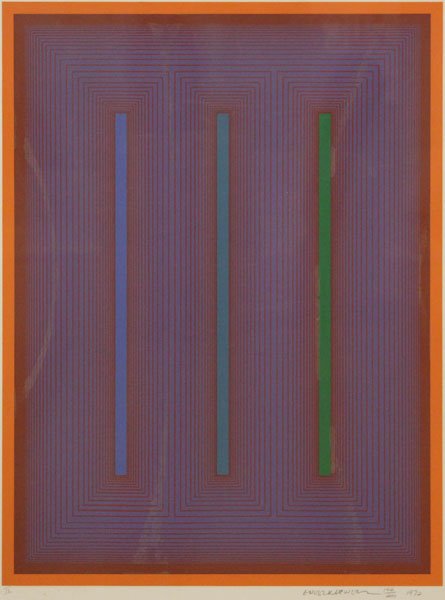 Richard Anuszkiewicz Limited Edition Lithograph IX (1 of 1)