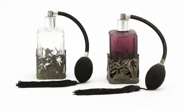 Two (2) Matching Style Amethyst and Clear Glass Automiz (1 of 1)