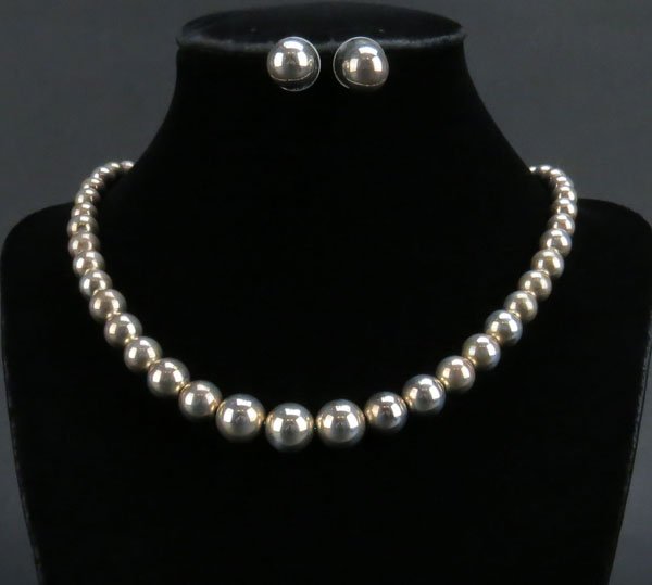 Tiffany and Co. Sterling Silver Graduated Beaded (1 of 1)