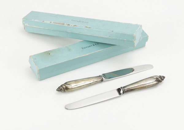Lot of Two (2) Tiffany and Co Sterling Silver Handle Kn (1 of 1)