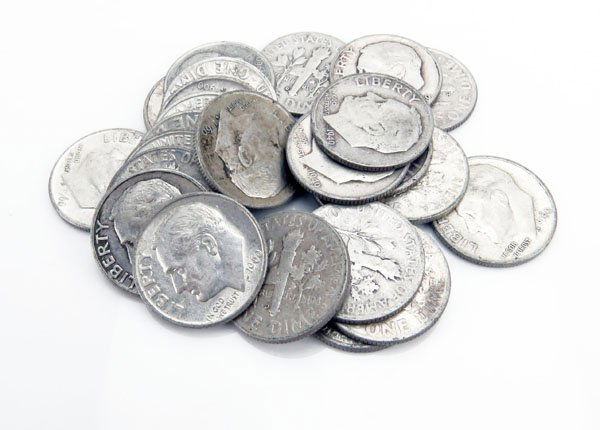 Lot of Twenty-Five (25) Circa 1940s U.S. Roosevelt (1 of 1)