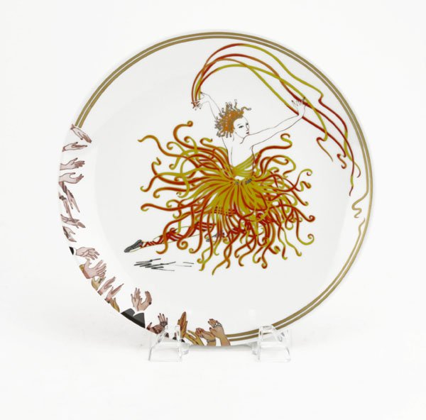 Limited Edition Erte "Applause" German Porcelain Plate. (1 of 1)