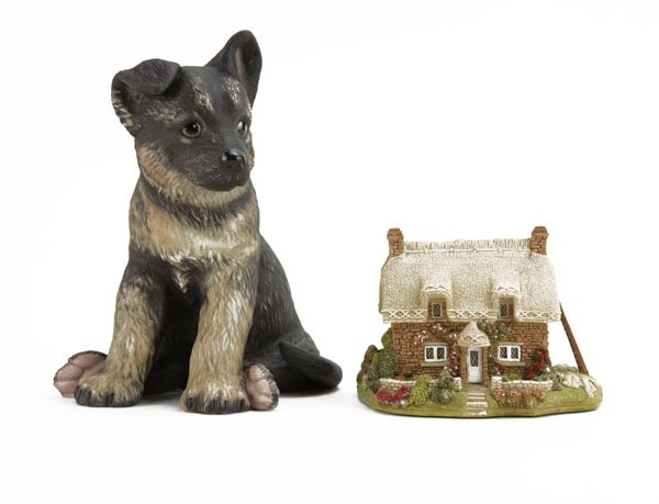 Lenox Composition German Sheperd Figure in Original Box (1 of 1)