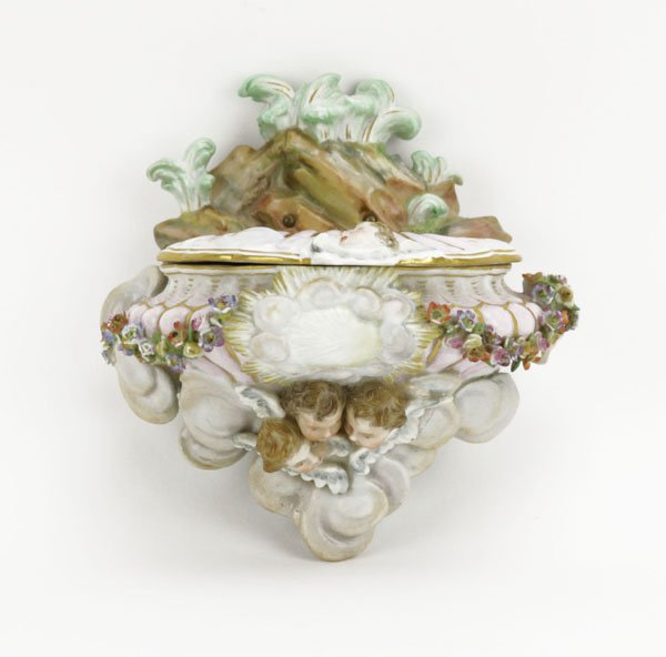 Gorgeous 19th C. Meissen Hand Painted Porcelain Hinged (1 of 1)