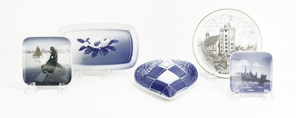 Lot of Five (5) Assorted B&G Porcelain Pieces. Includes (1 of 1)