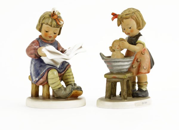 Lot of Two (2) Hummel Goebel Porcelain Figures. (1 of 1)
