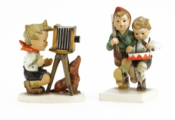 Lot of Two (2) Hummel Goebel Porcelain Figures. (1 of 1)