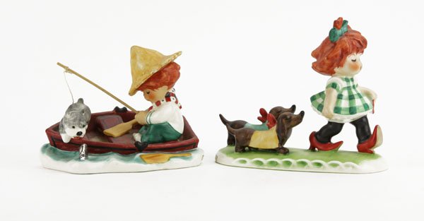 Lot of Two (2) Hummel Goebel Porcelain Figures. (1 of 1)