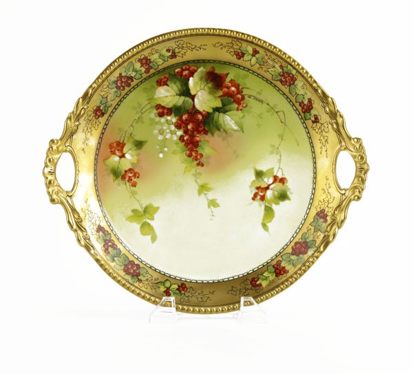 Limoges France Gilt Hand Painted Porcelain Serving (1 of 1)
