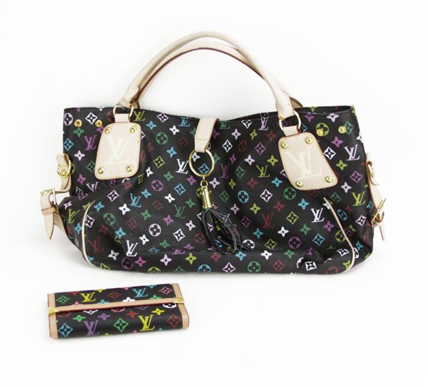 Vintage Designer Monogrammed Leather Bag (1 of 1)