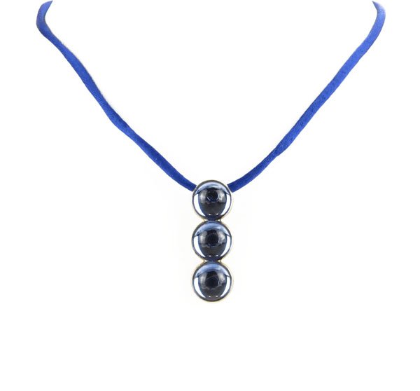 Lalique France Crystal Pendant on Cord with Original (1 of 2)