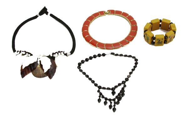 Lot Three (3) Custome Jewelery Pieces. Includes Monet, (1 of 1)