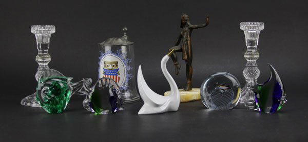 Box Lot of Assorted Pieces. Includes Metal Egyptian (1 of 1)