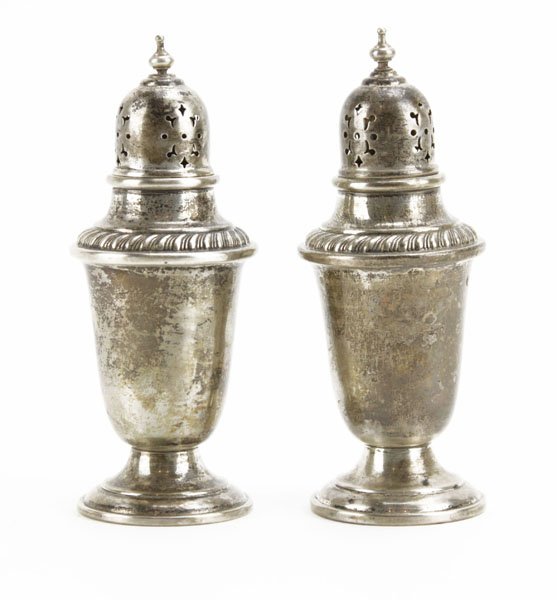 Pair of Gorham Sterling Silver Salt and Pepper Shakers. (1 of 1)
