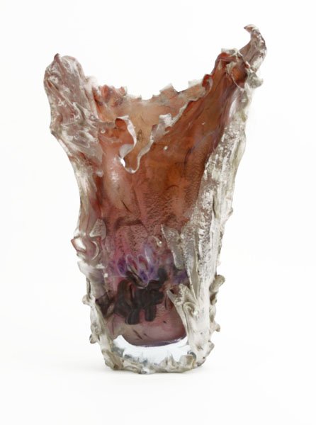 Jon Kuhn (American) Large Chemically Treated Art Glass (1 of 1)