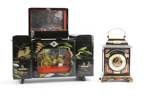 Vintage Asian Musical Jewelry Box along with Asian (1 of 1)