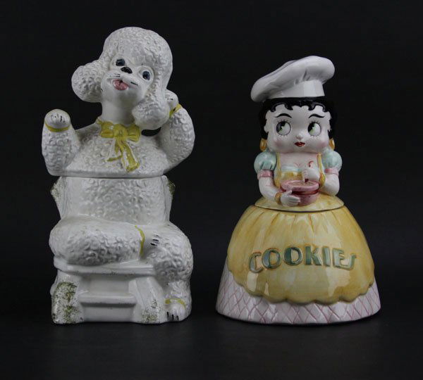 Two (2) Figural Cookie Jars. One (1) Betty Boop and One (1 of 1)