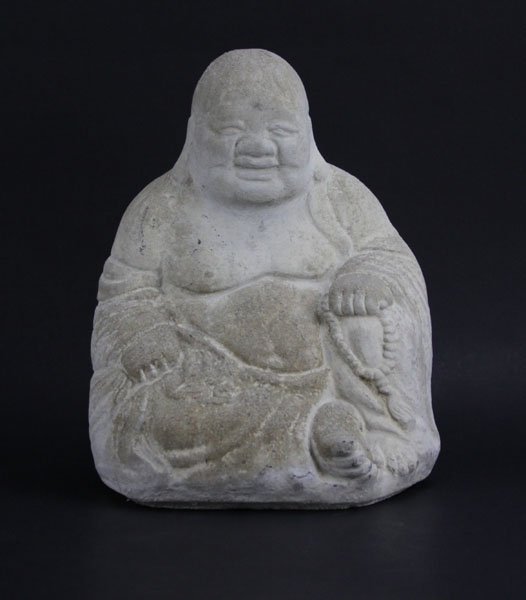 Small Concrete Buddha. Weather Beaten or else Good (1 of 1)