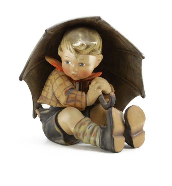 Large Hummel Goebel Germany Figure "Umbrella Boy". #152 (1 of 1)