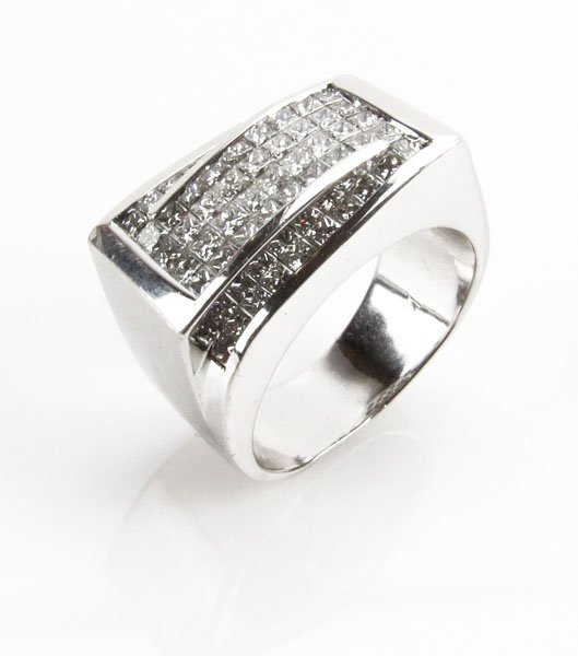 Lady's Approx. 2.0 Carat Invisible Set Princess Cut Dia (1 of 1)