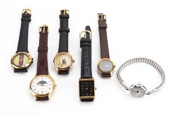 Lot of Assorted Vintage Watches. Includes Gucci, (1 of 1)