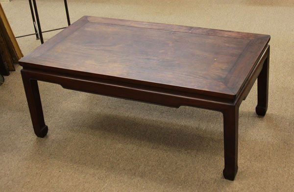 Chinese Hardwood Kang Table. Minor Wear to Surface. Mea (1 of 1)
