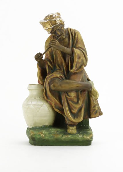 Early 20th Century Austrian Amphora Porcelain Figure, (1 of 1)
