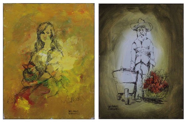 Luis Carlos Rodriguez, Columbian (Born-1937) Two (2) Oi (1 of 1)