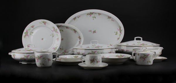 Thirty-Seven (37) MZ Austria Carlsbad China Porcelain D (1 of 1)