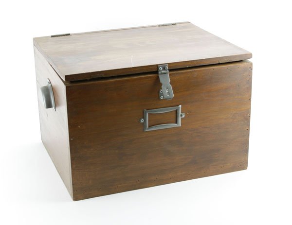 Pine Storage Trunk with Handles. Scratches, Scuffs. Mea (1 of 1)