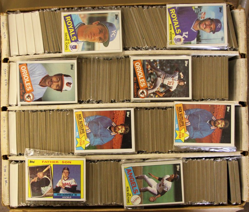 Cardboard Box Full of Sports Cards. We Will Not Ship Th (1 of 1)