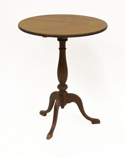 Mid Century Peter Engel Inc Inlaid Mahogany Tilt Top Ta (1 of 1)