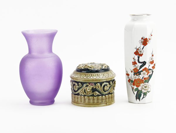 Lot of Assorted Porcelain and Glass. Includes Japanese (1 of 1)