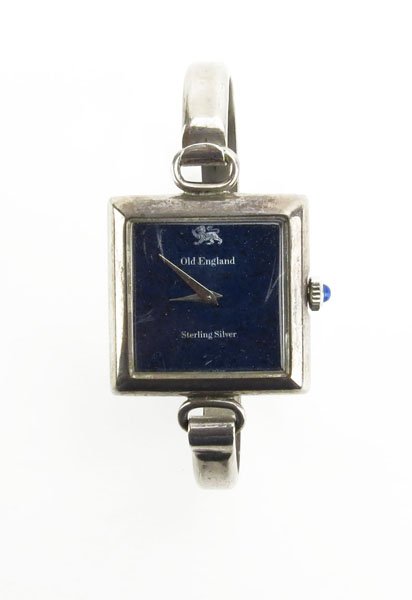 Ladies Old England Sterling Silver Watch. Stamped and H: Ladies Old England Sterling Silver Watch. Stamped and Hallmarked. Tarnished or else Good Condition. Measures 2-3/4" Across. Shipping $20.00